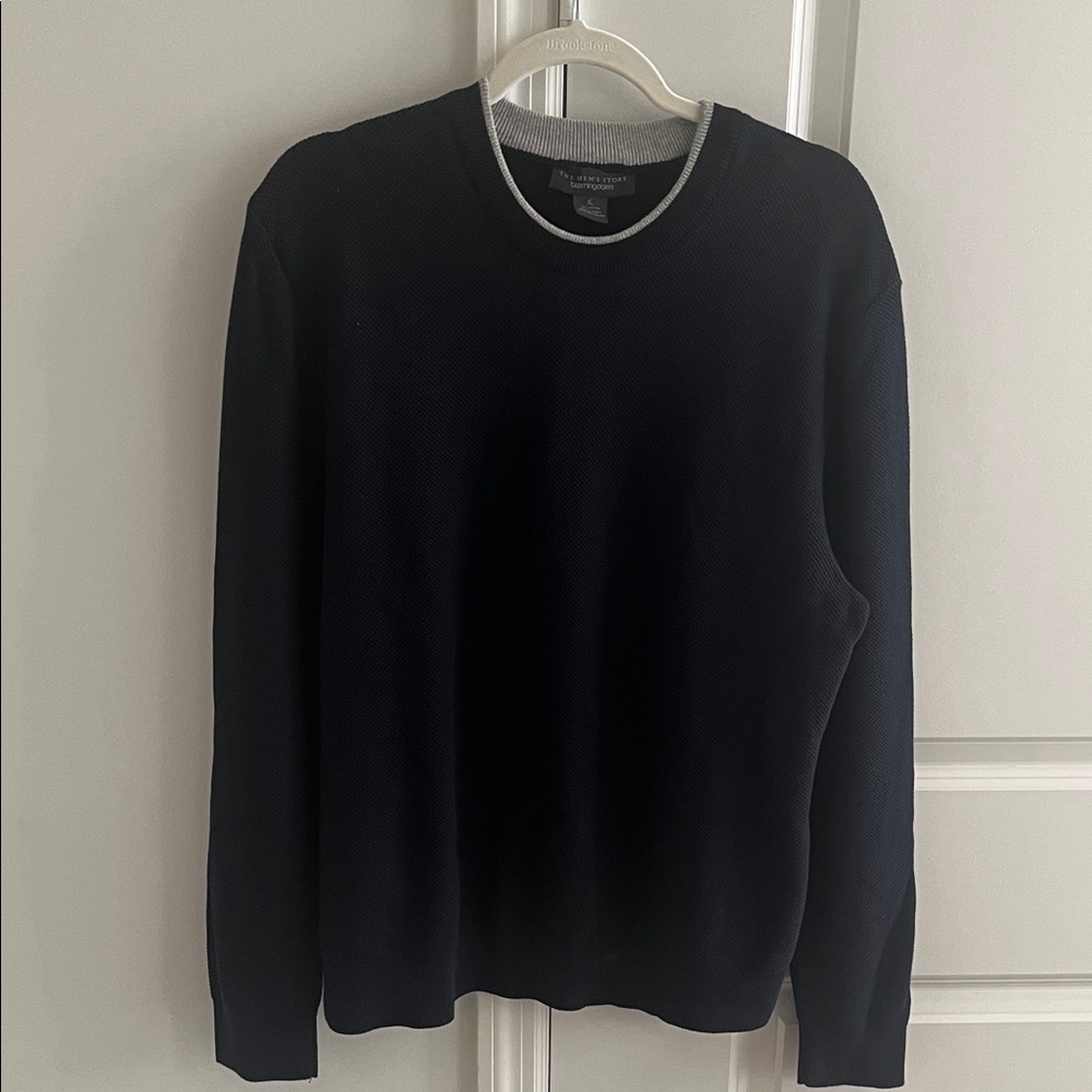 Bloomingdale's Men's Navy Crewneck Sweater
